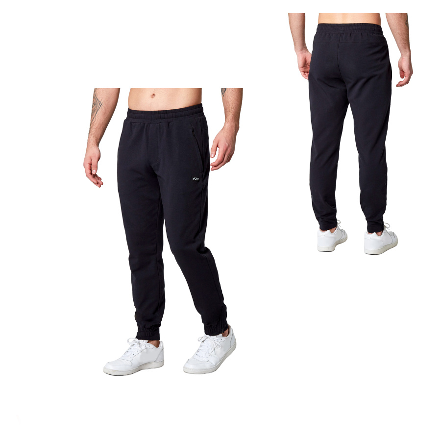 TRUE TERRY FLEECE JOGGER PANTS BLACK PÁNSKE TEPLÁKOVÉ NOHAVICE